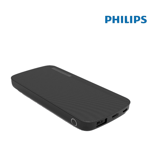 Powerbank Bateria Portatil 10000 Mah Philips Dlp9902 Negro - Image 3