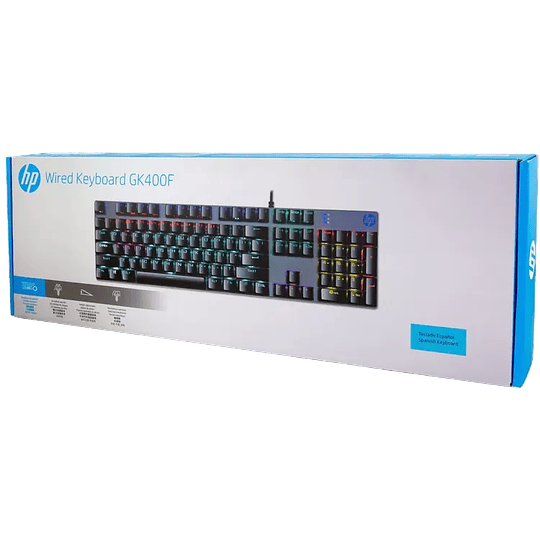 Teclado Mecánico Gamer HP RGB GK400F White Edition - Image 3