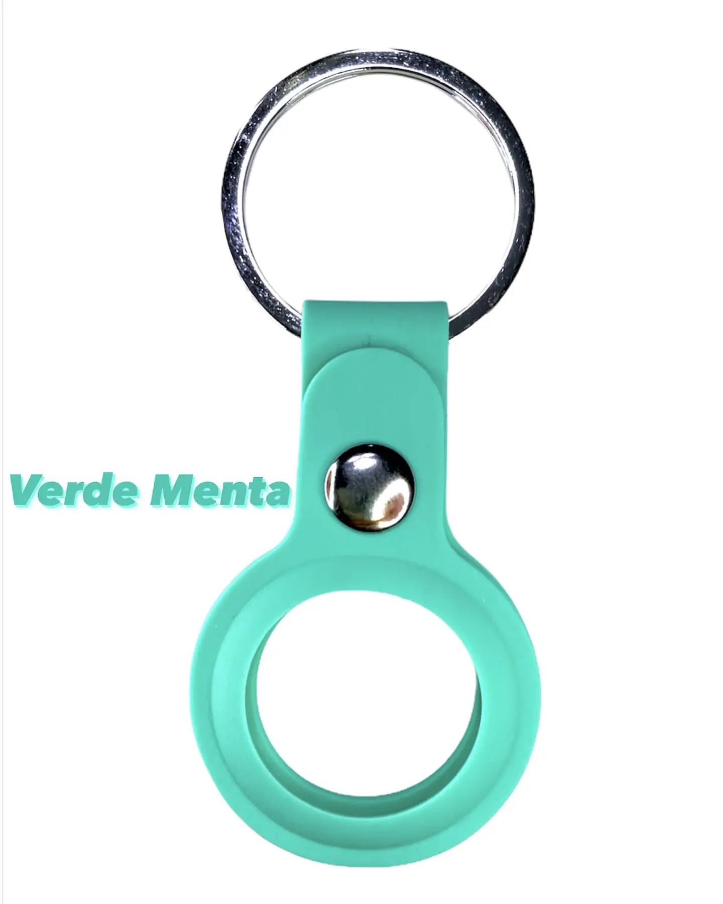 Silicona AirTag Verde Menta 1