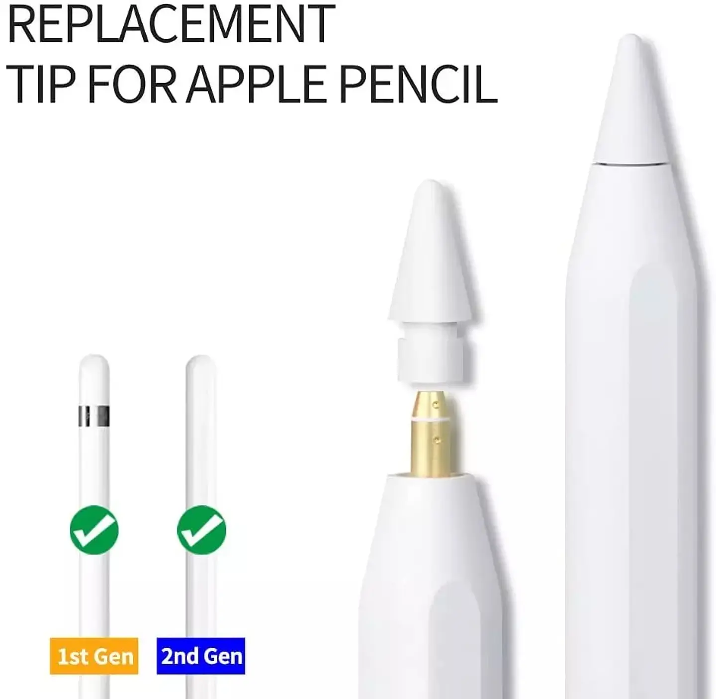 Puntas Repuesto Apple Pencil y Lápiz táctil 3