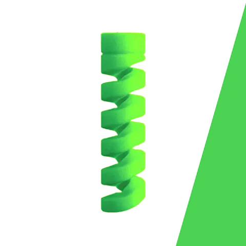 Par de Protector de Cable Espiral -COLORES-