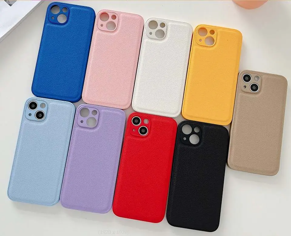 Carcasas De Eco-Cuero Para Iphone  1
