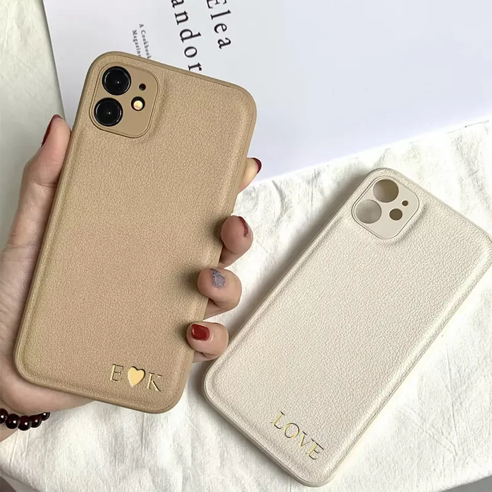 Carcasas De Eco-Cuero Para Iphone  13