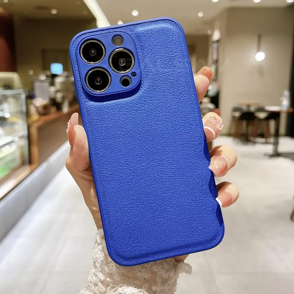 Carcasa De Eco-Cuero Personalizada Para Iphone  9