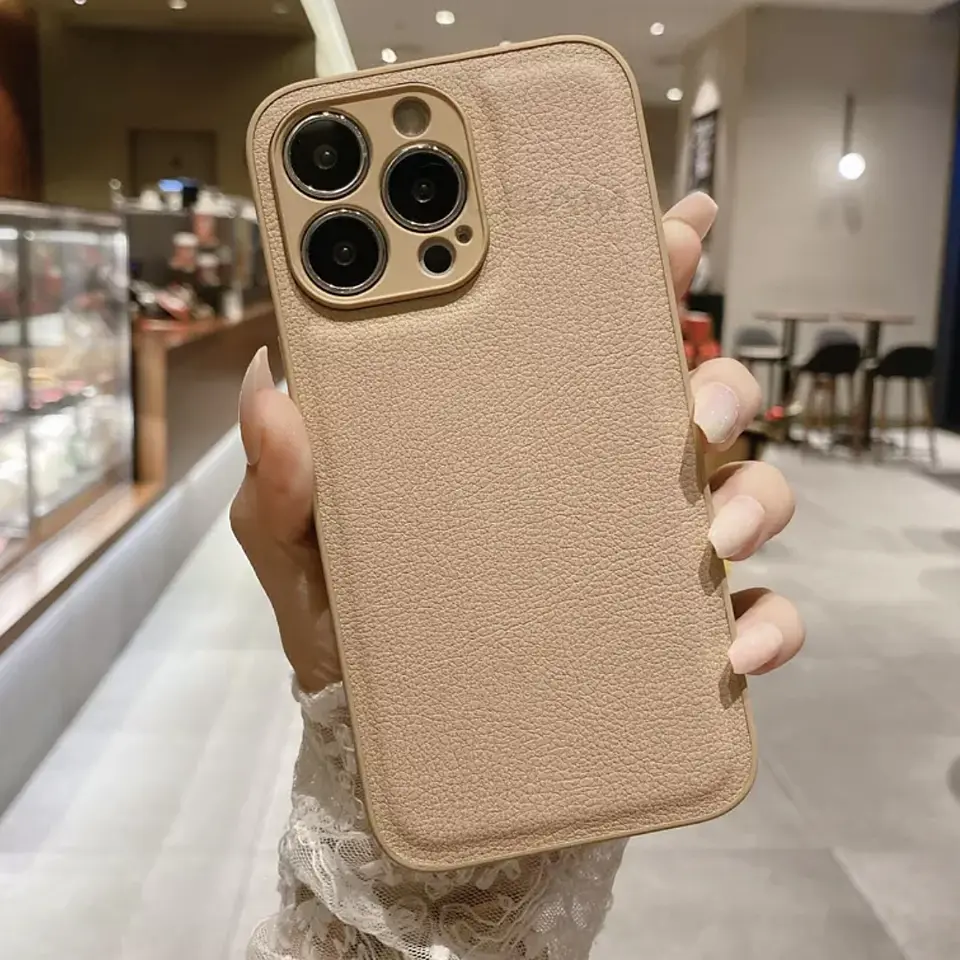 Carcasa De Eco-Cuero Personalizada Para Iphone  10
