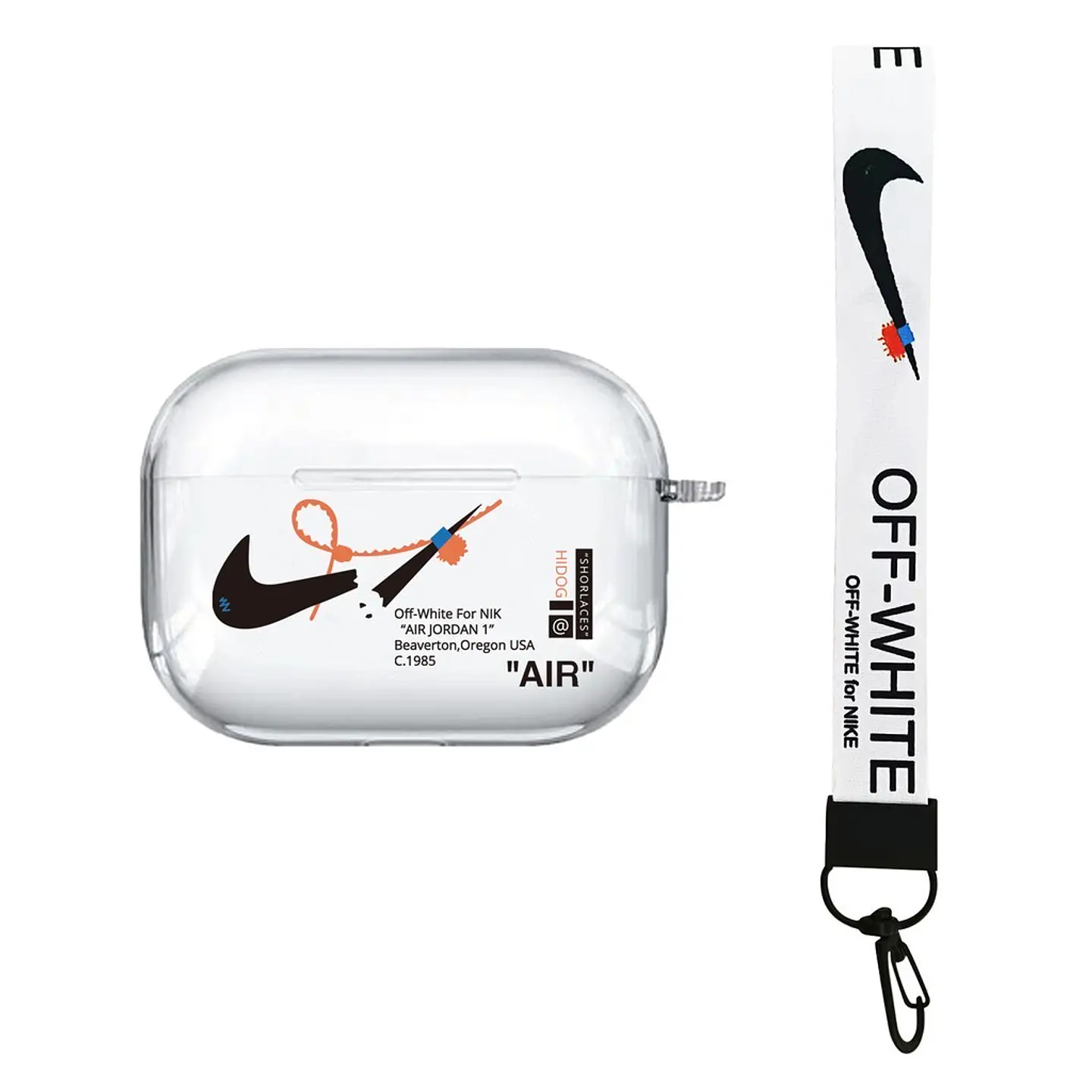 Fundas AirPods Pro/Pro2 Transparente Nike  1