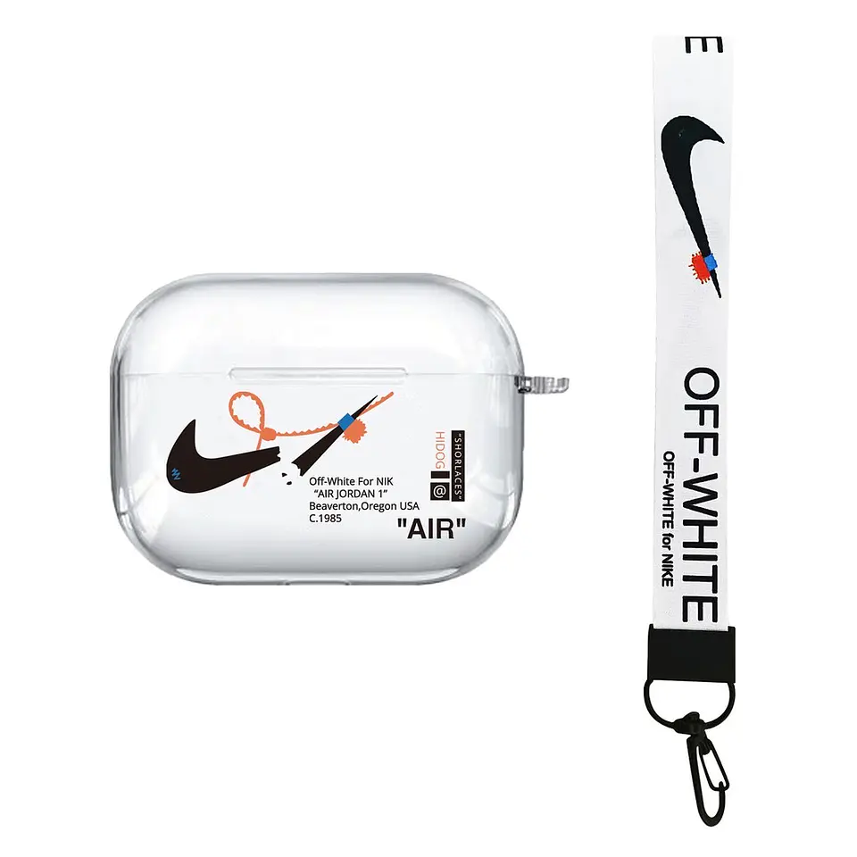 Fundas AirPods Pro/Pro2 Transparente Nike  1