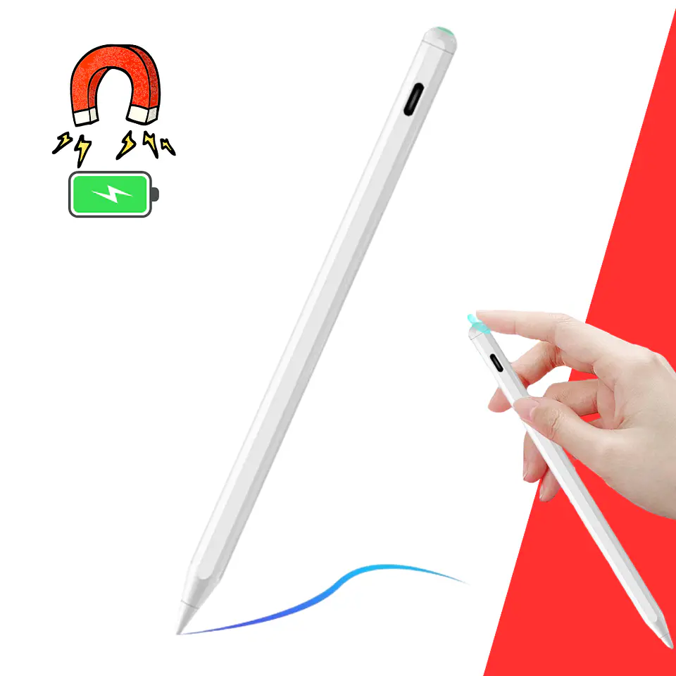 Lápiz Con Rechazo de Palma Y Carga Magnética (Solo iPad) 1