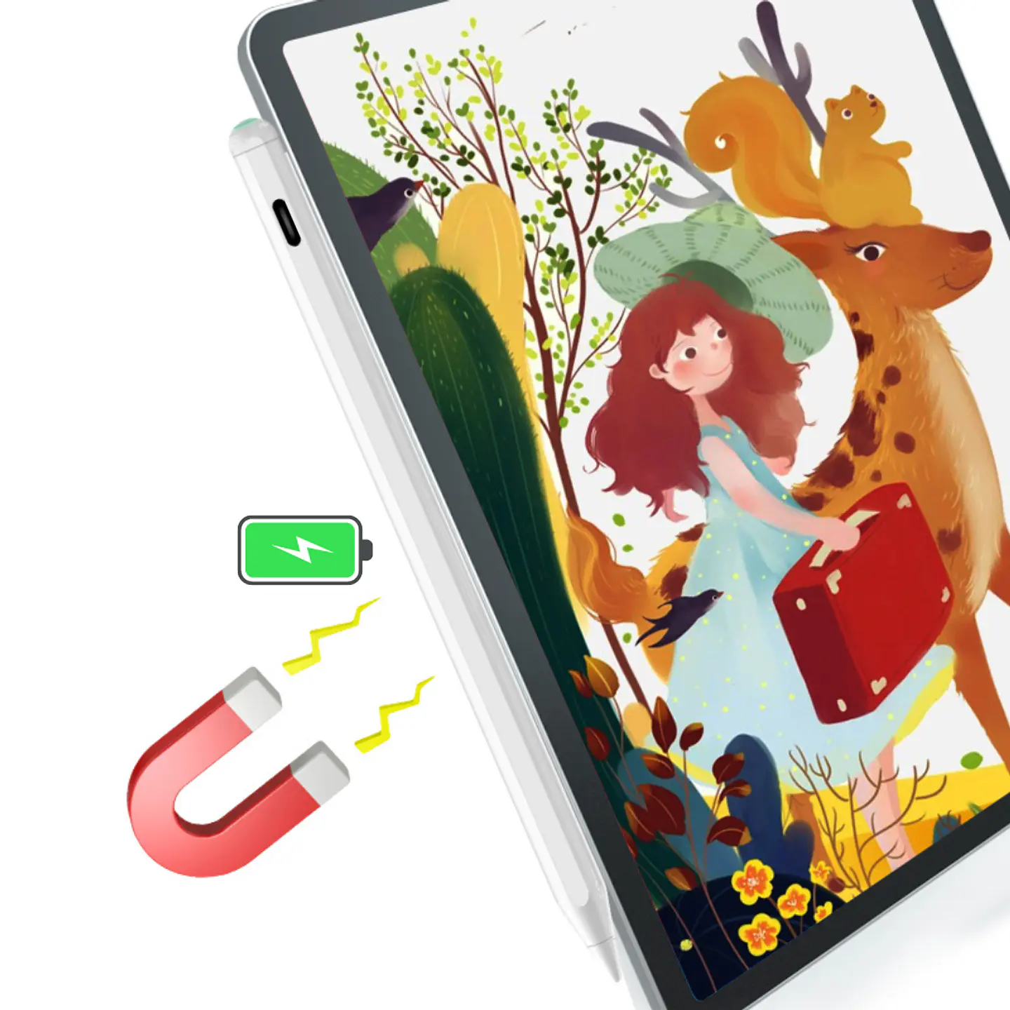 Lápiz Con Rechazo de Palma Y Carga Magnética (Solo iPad) 2