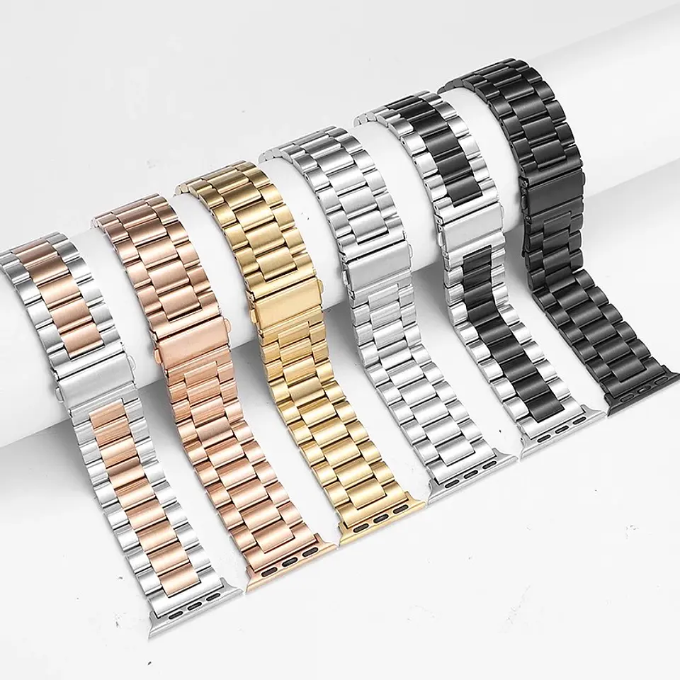 Correas Metálicas De Eslabón Apple Watch 3