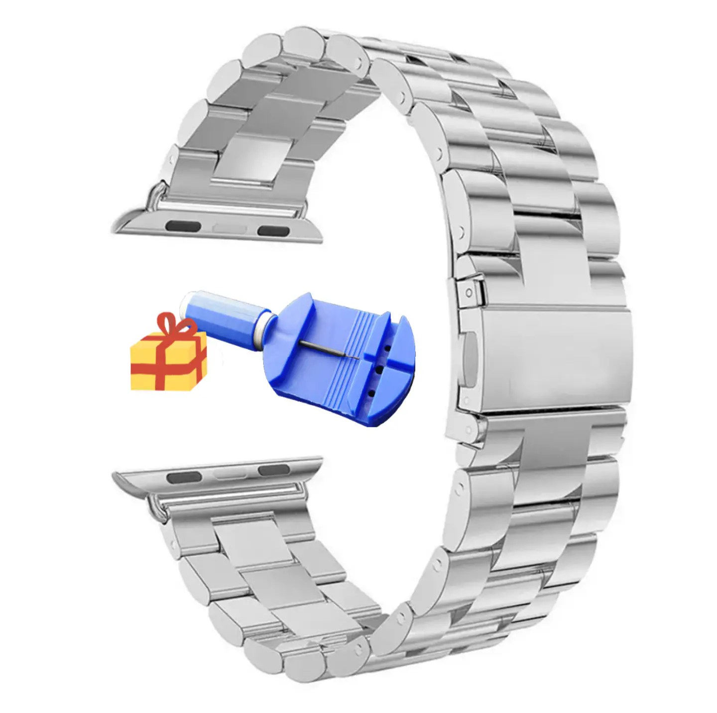Correas Metálicas De Eslabón Apple Watch 5