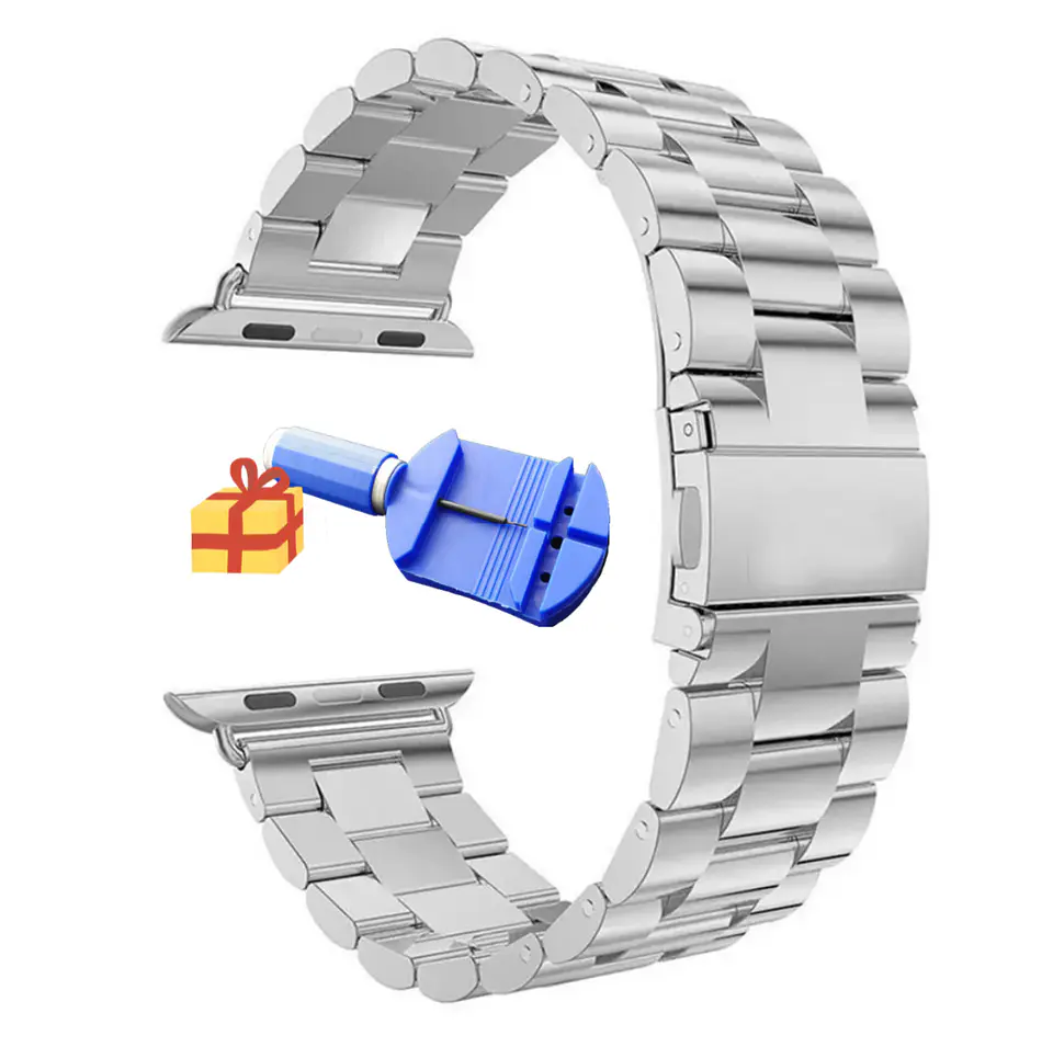 Correas Metálicas De Eslabón Apple Watch 5
