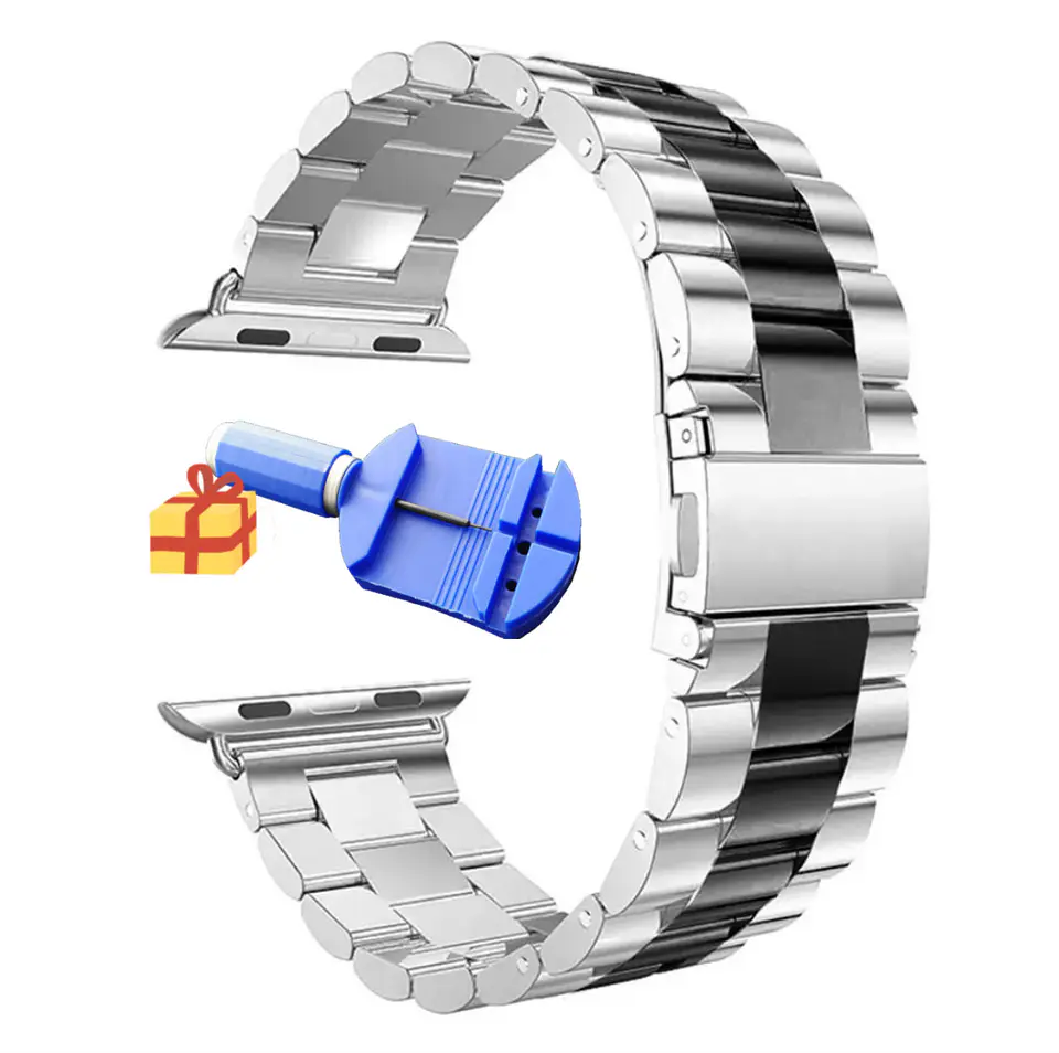 Correas Metálicas De Eslabón Apple Watch 6