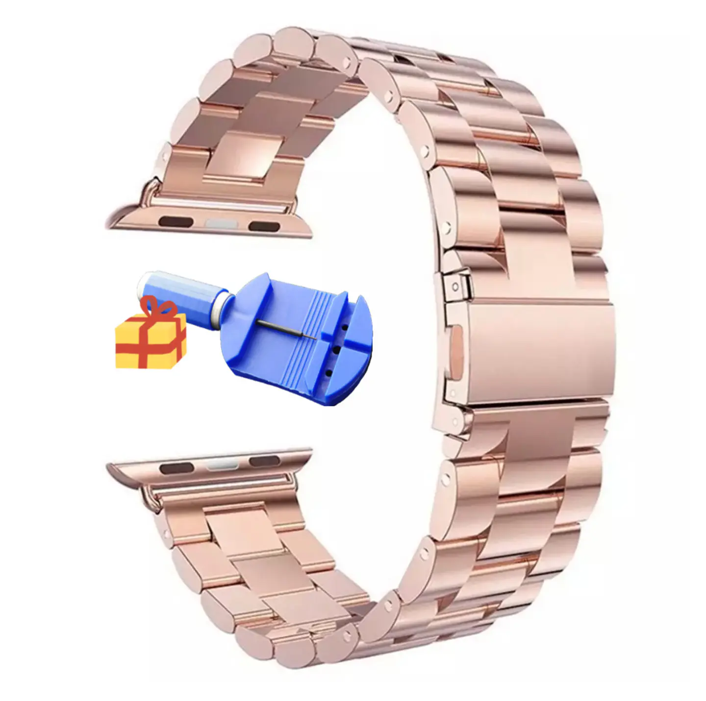 Correas Metálicas De Eslabón Apple Watch 7