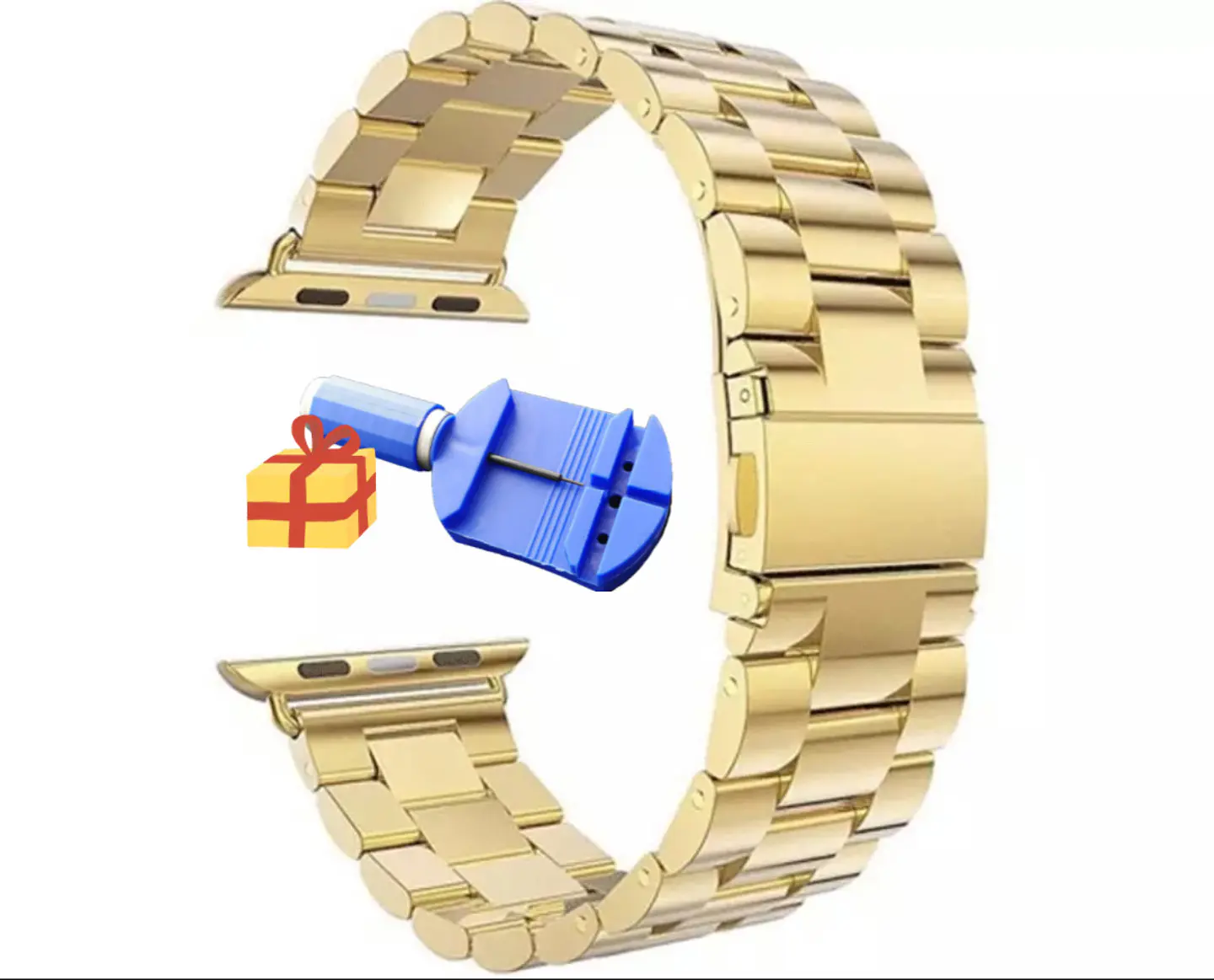 Correas Metálicas De Eslabón Apple Watch 8