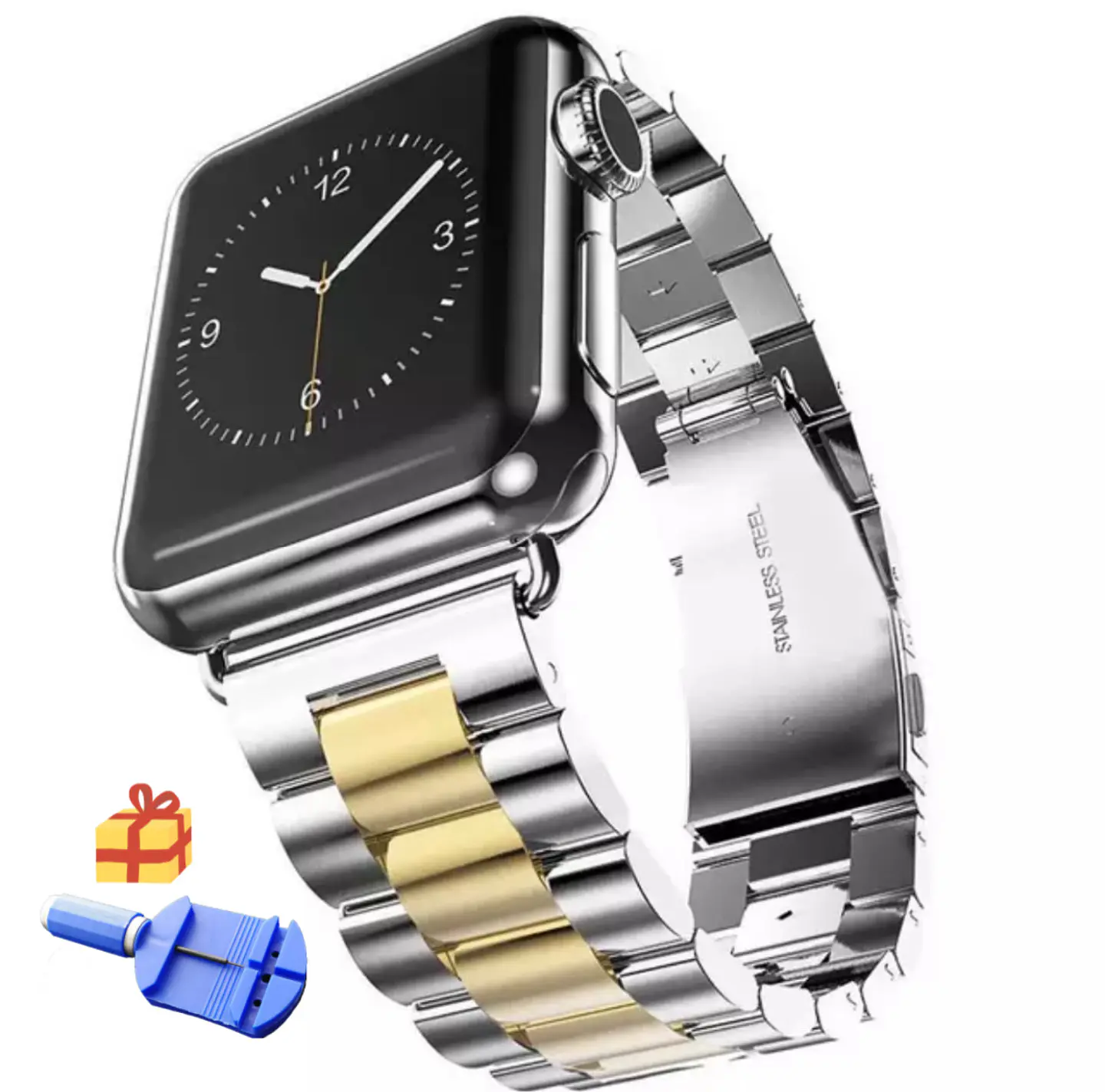 Correas Metálicas De Eslabón Apple Watch 10