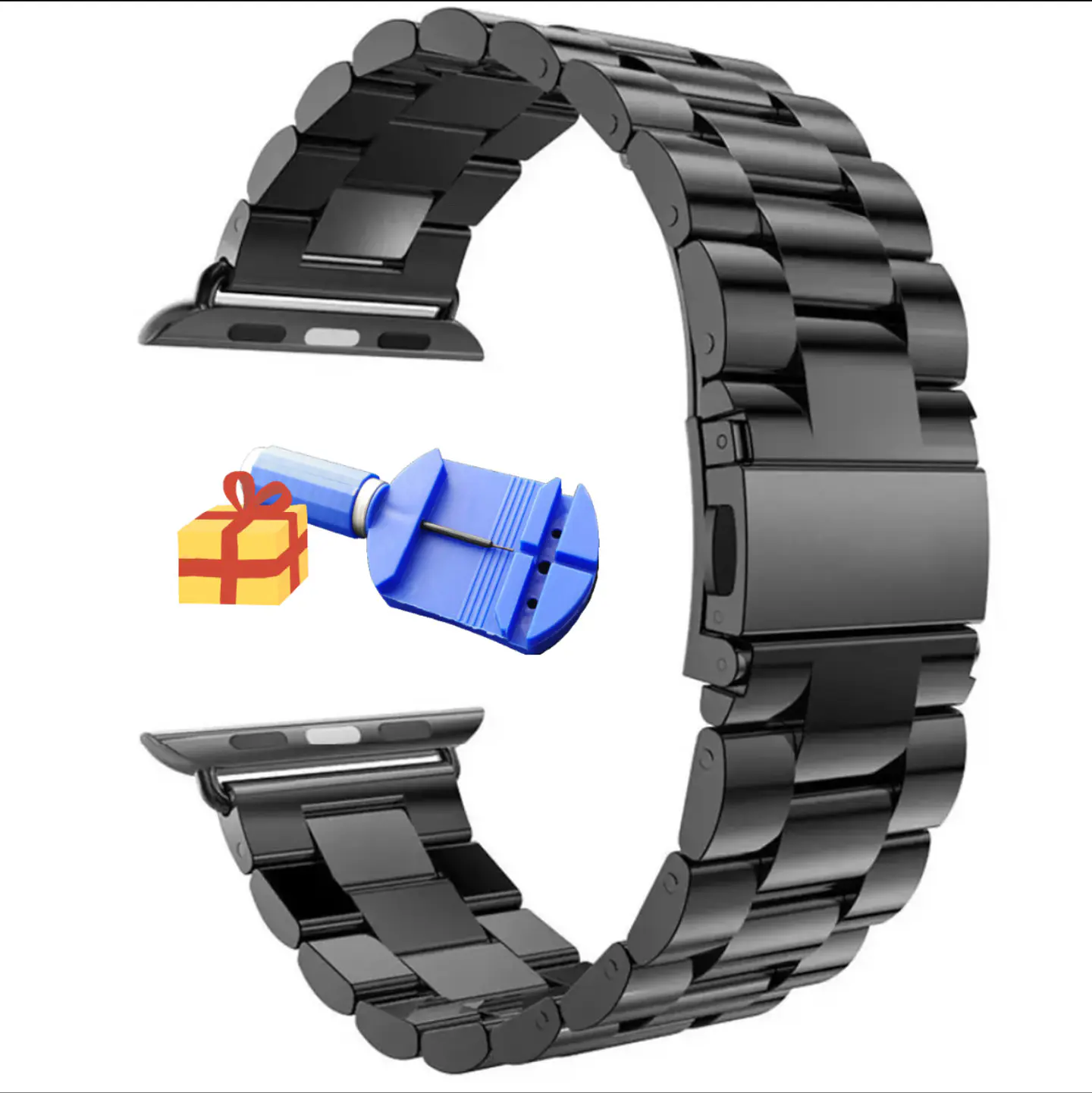 Correas Metálicas De Eslabón Apple Watch 11