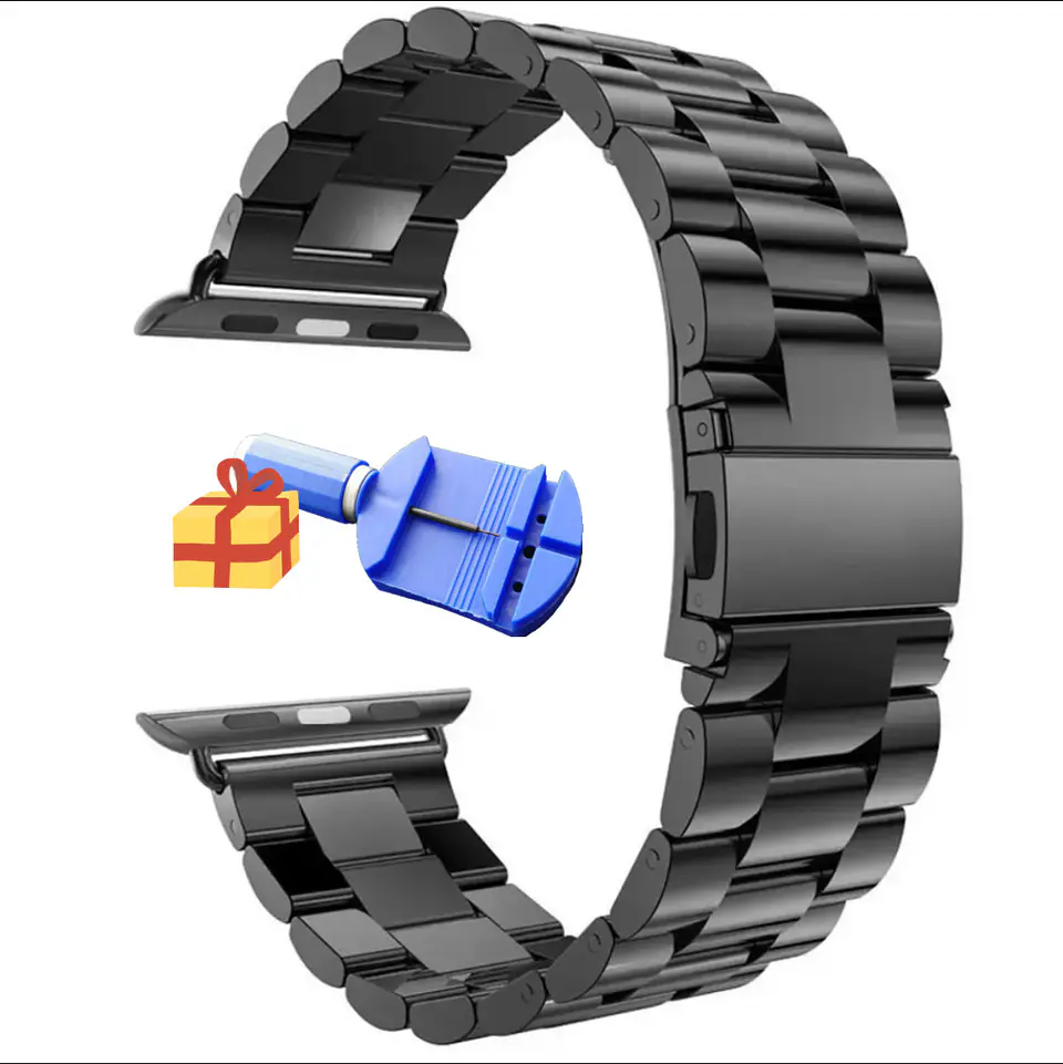 Correas Metálicas De Eslabón Apple Watch 11