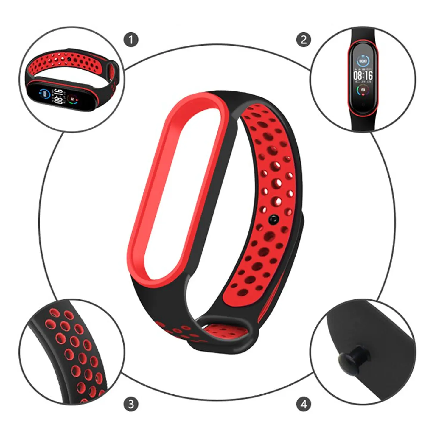 Correas Deportivas MiBand 5-6-7 4