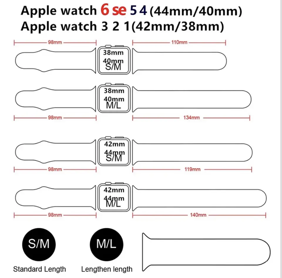 Correas De Silicona Multicolor Apple Watch 2
