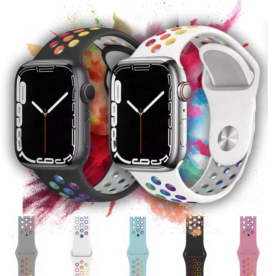 Correas Deportivas Multicolor Apple Watch 1