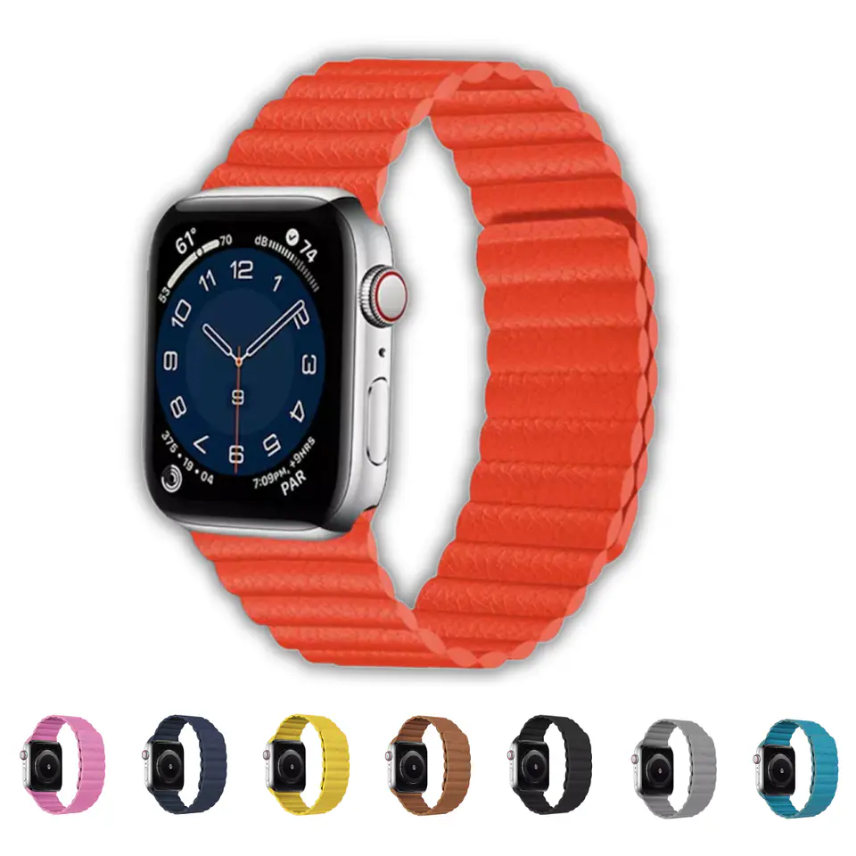 Correas De EcoCuero Magnético Apple Watch 1
