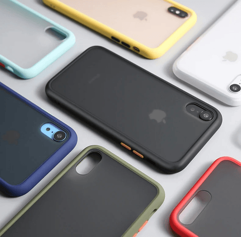 Carcasas Matte Estilo Bumper Para Iphone