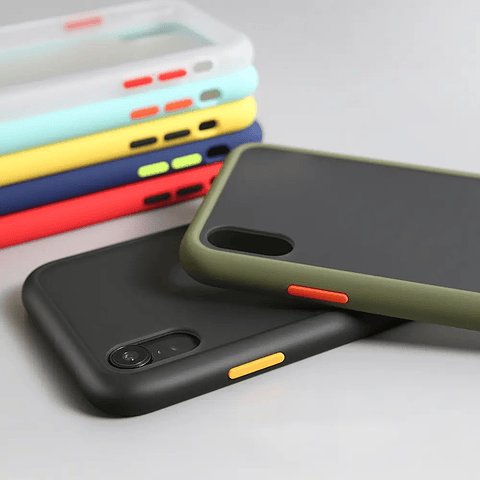 Carcasas Matte Estilo Bumper Para Iphone
