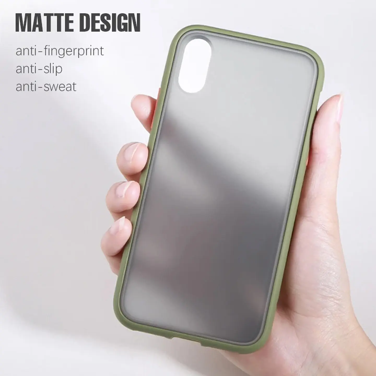 Carcasas Matte Estilo Bumper Para Iphone 3