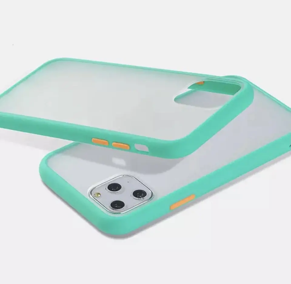 Carcasas Matte Estilo Bumper Para Iphone 12