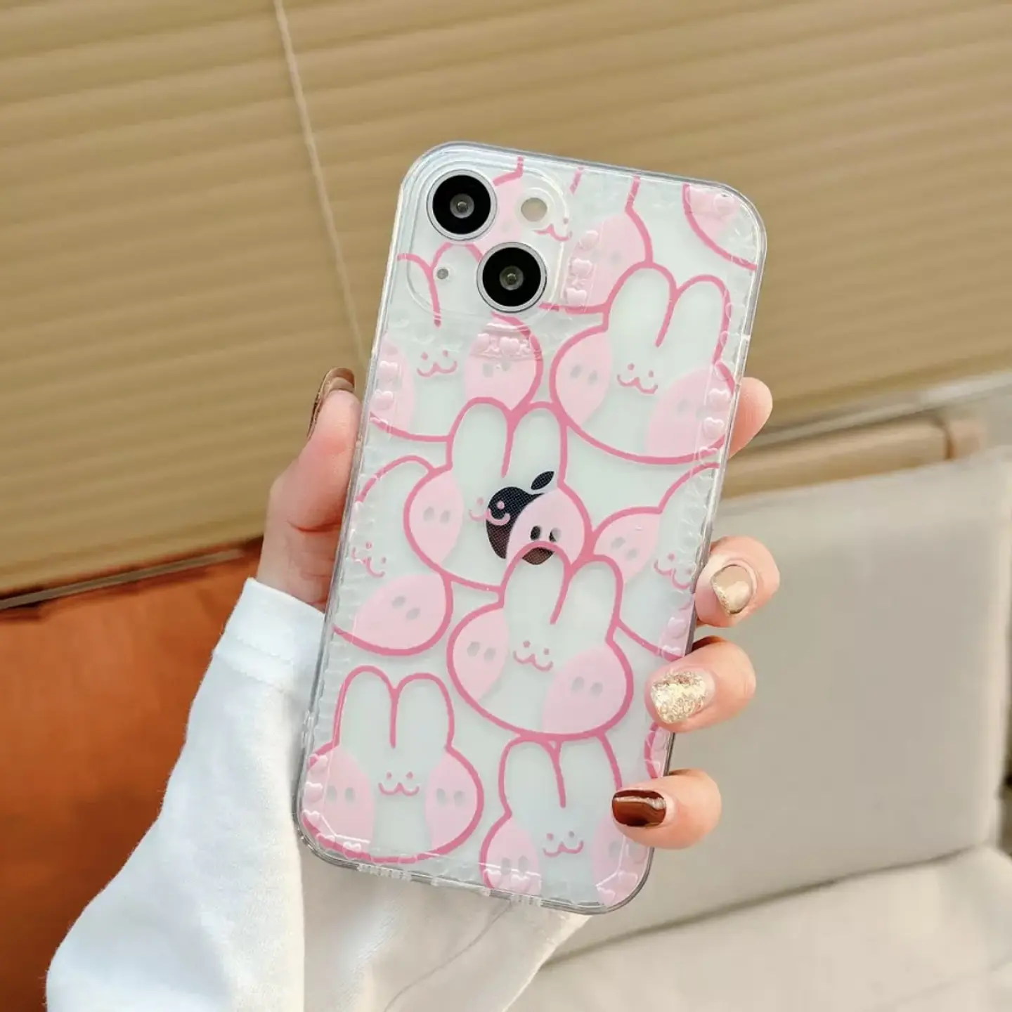 Case Transparente Con Diseño Para Iphone 3