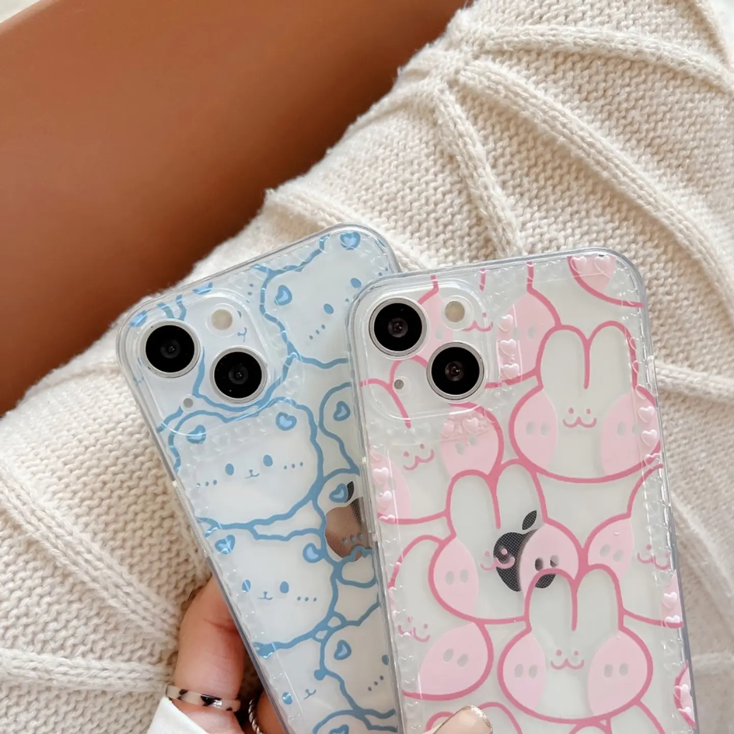 Case Transparente Con Diseño Para Iphone 4