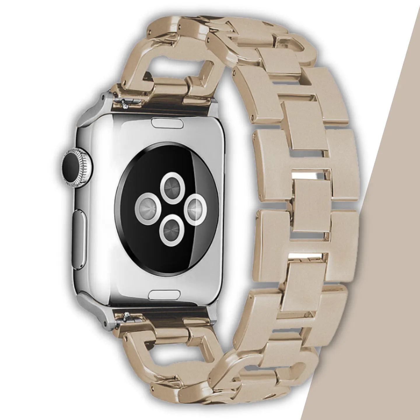 Correas Eslabón Con Diamante Apple Watch 6