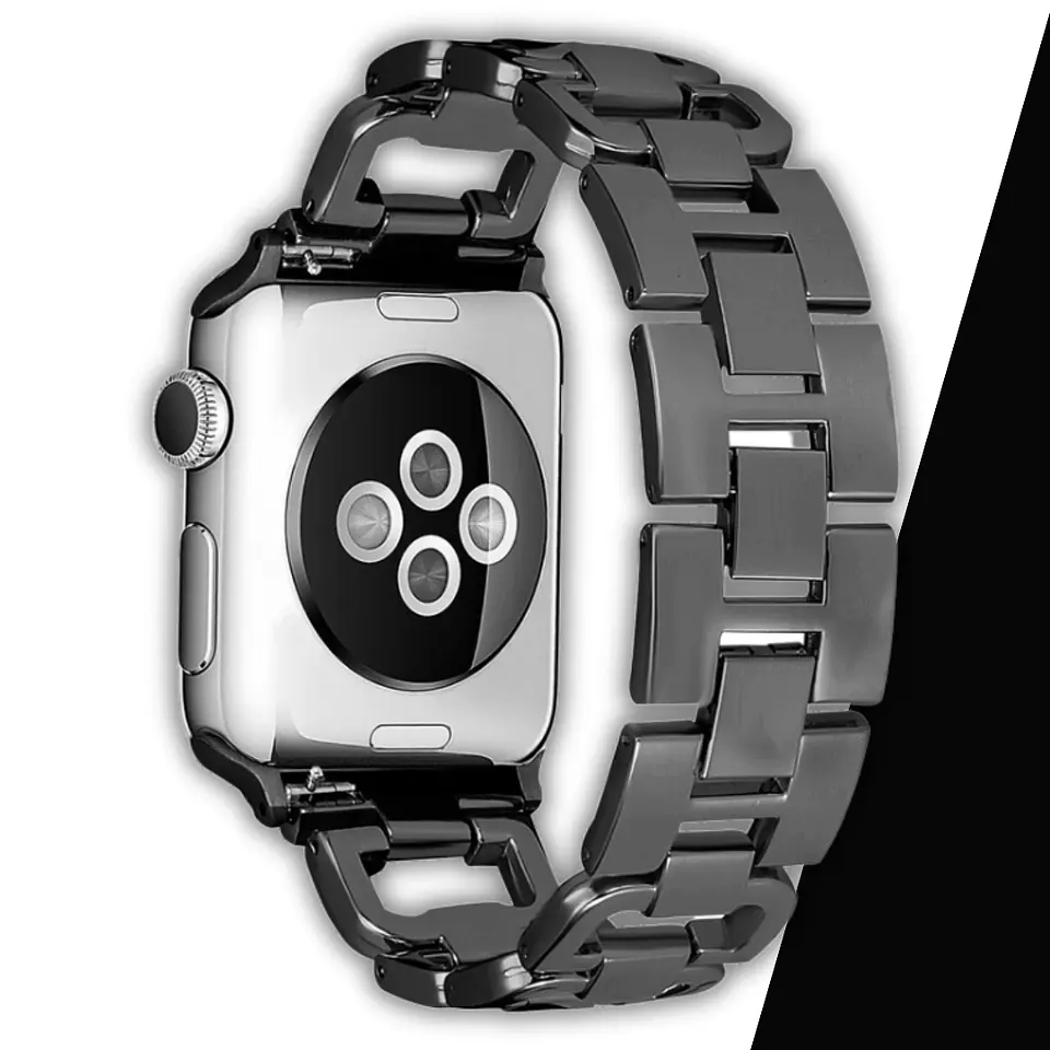 Correas Eslabón Con Diamante Apple Watch 12