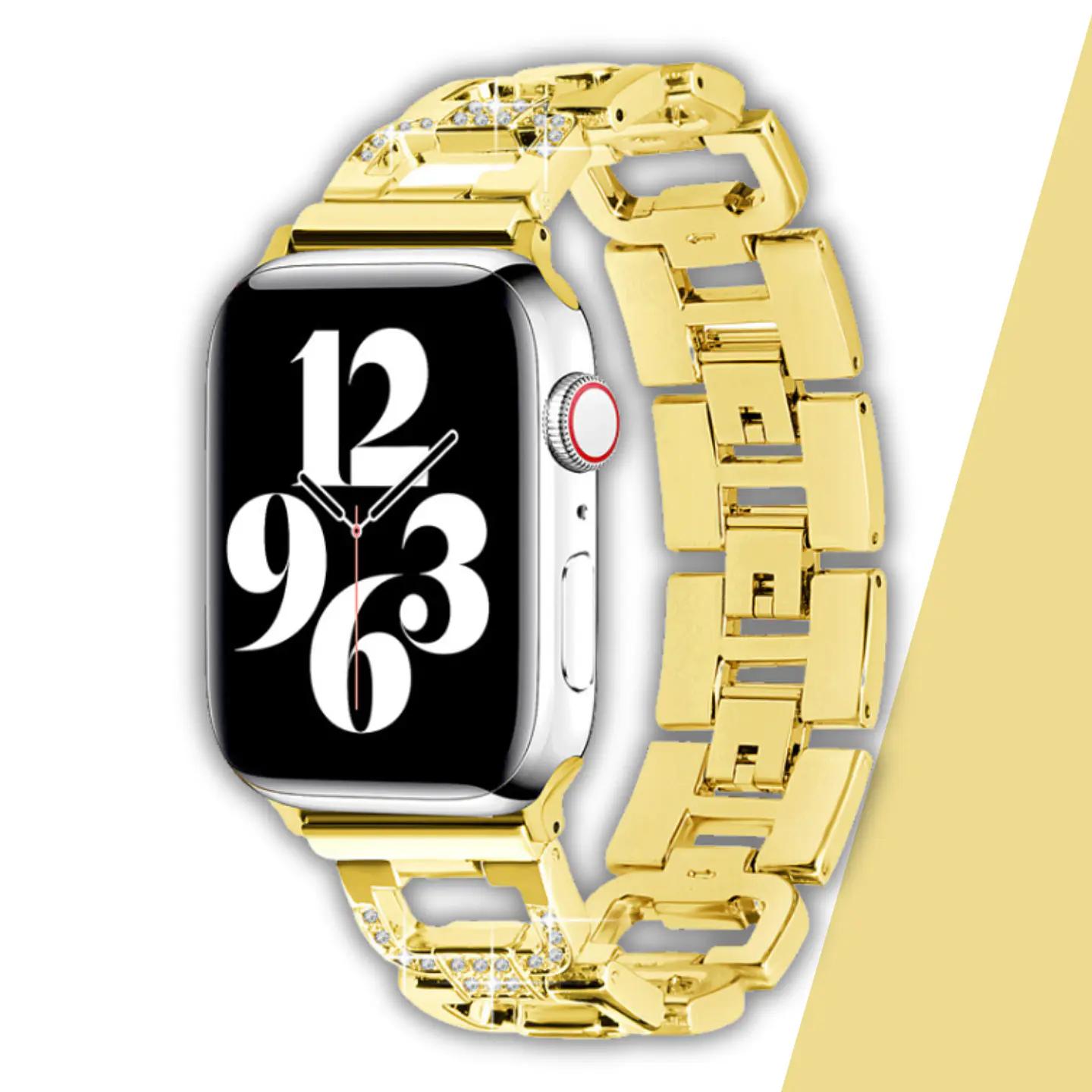 Correas Eslabón Con Diamante Apple Watch 13