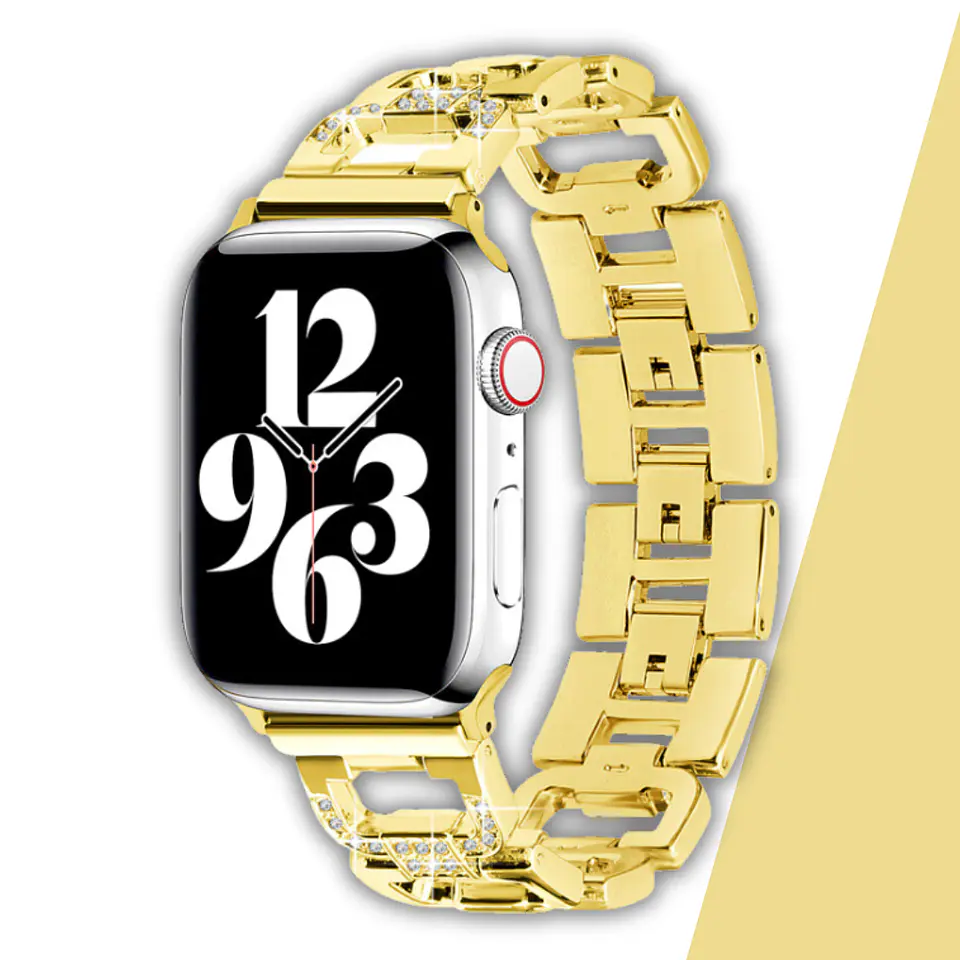 Correas Eslabón Con Diamante Apple Watch 13