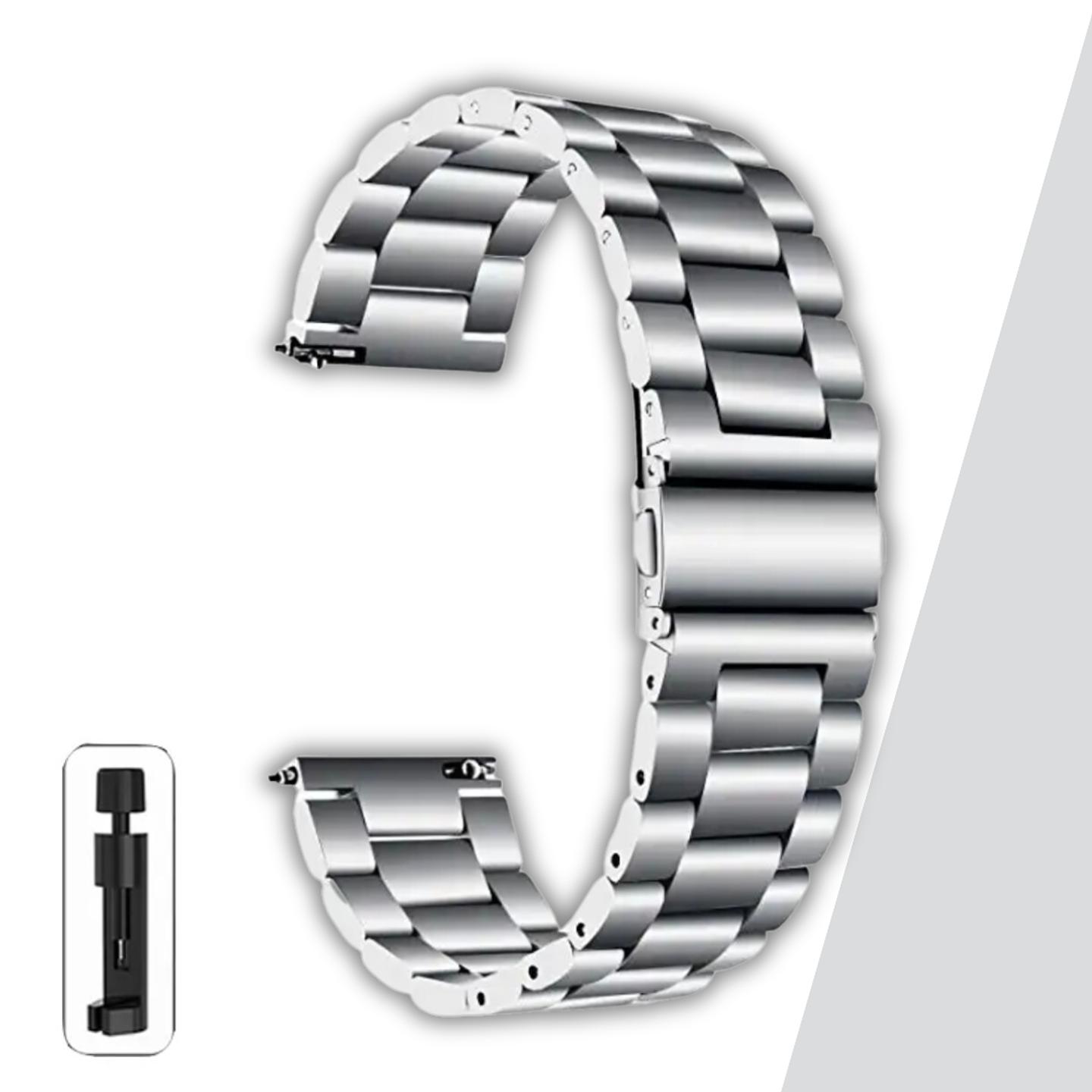 Correas Metálicas De Eslabón Samsung/Hauwei Watch (20/22MM) 8