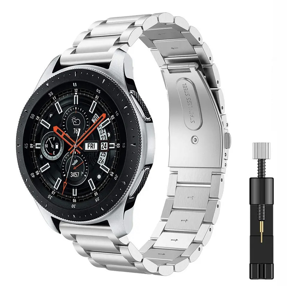 Correas Metálicas De Eslabón Samsung/Hauwei Watch (20/22MM) 9