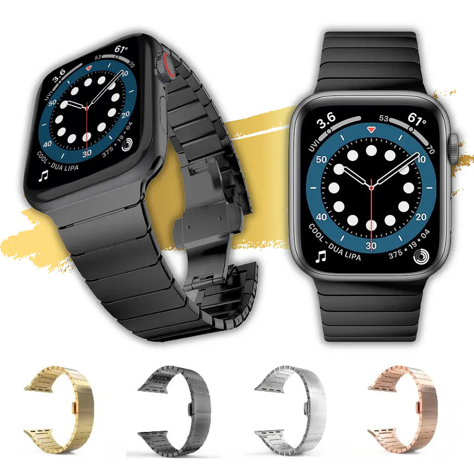 Correas De Acero Inoxidable Premium Apple Watch 1