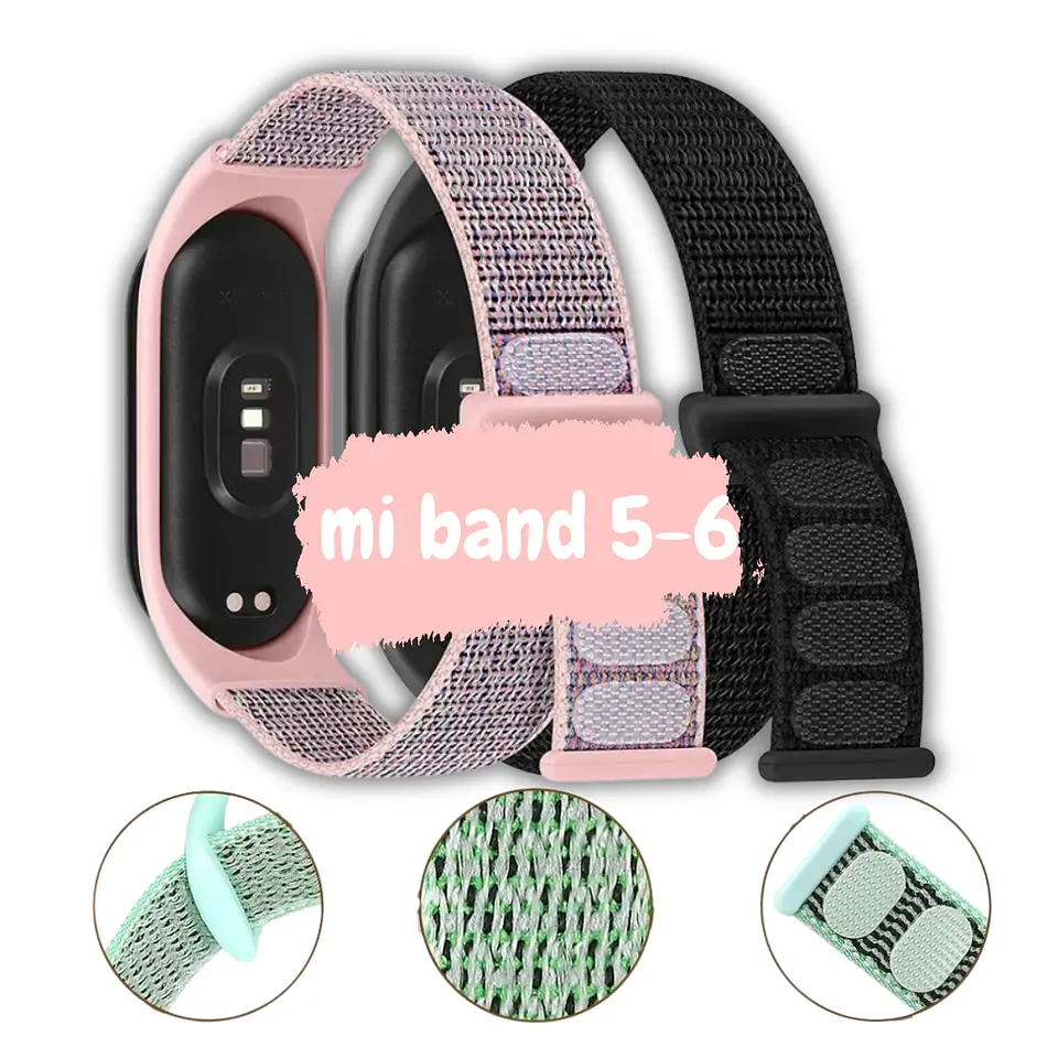 Correas Velcro MiBand 5-6 1