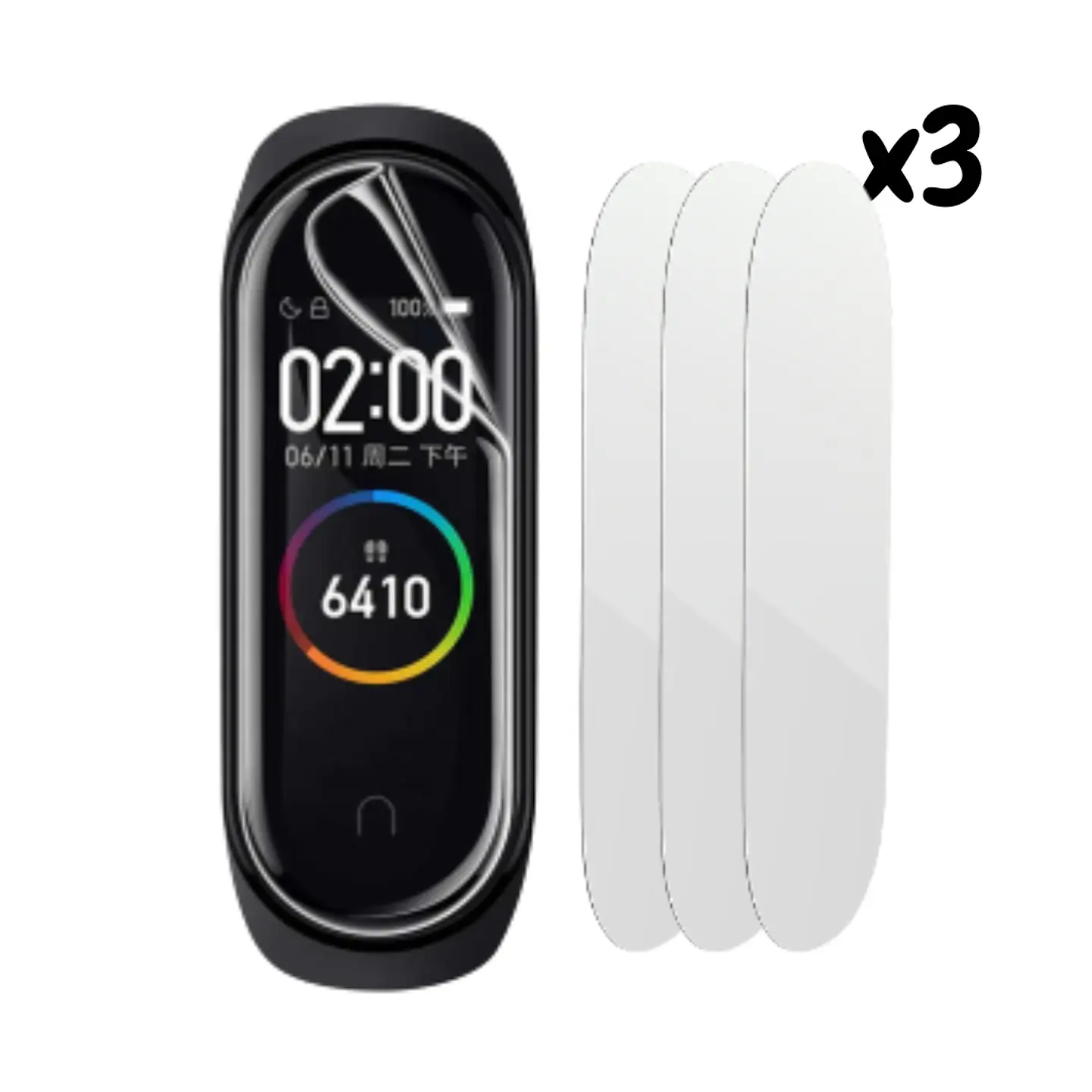 Lámina Hidrogel MiBand x3 1