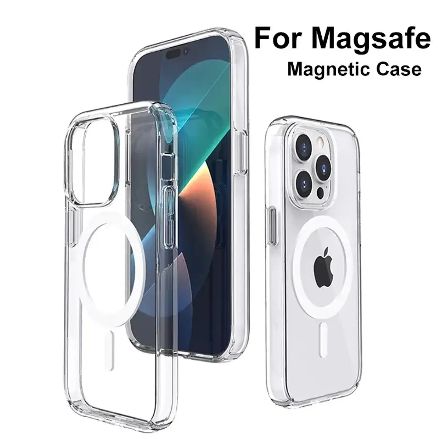 Clear Case Rigidas Con Magasafe Para Iphone 2
