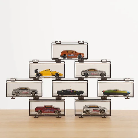 Cajas acrilicas Para Autos 1:64 (1/5/10 Unidades)