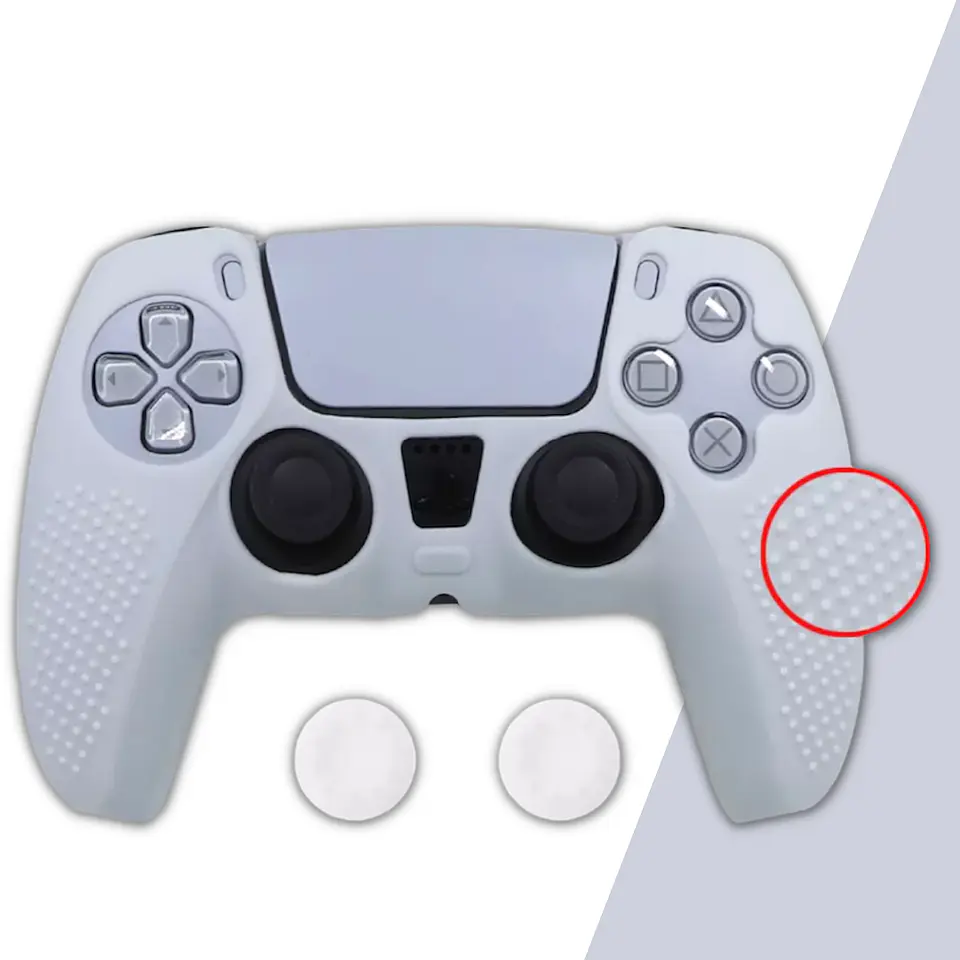 Funda Mando PS5 + Grips  4
