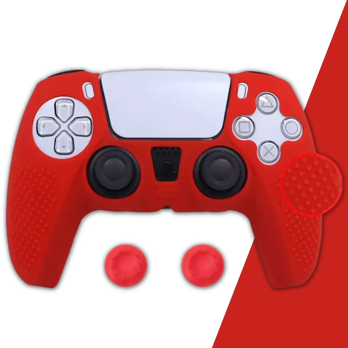 Funda Mando PS5 + Grips  5