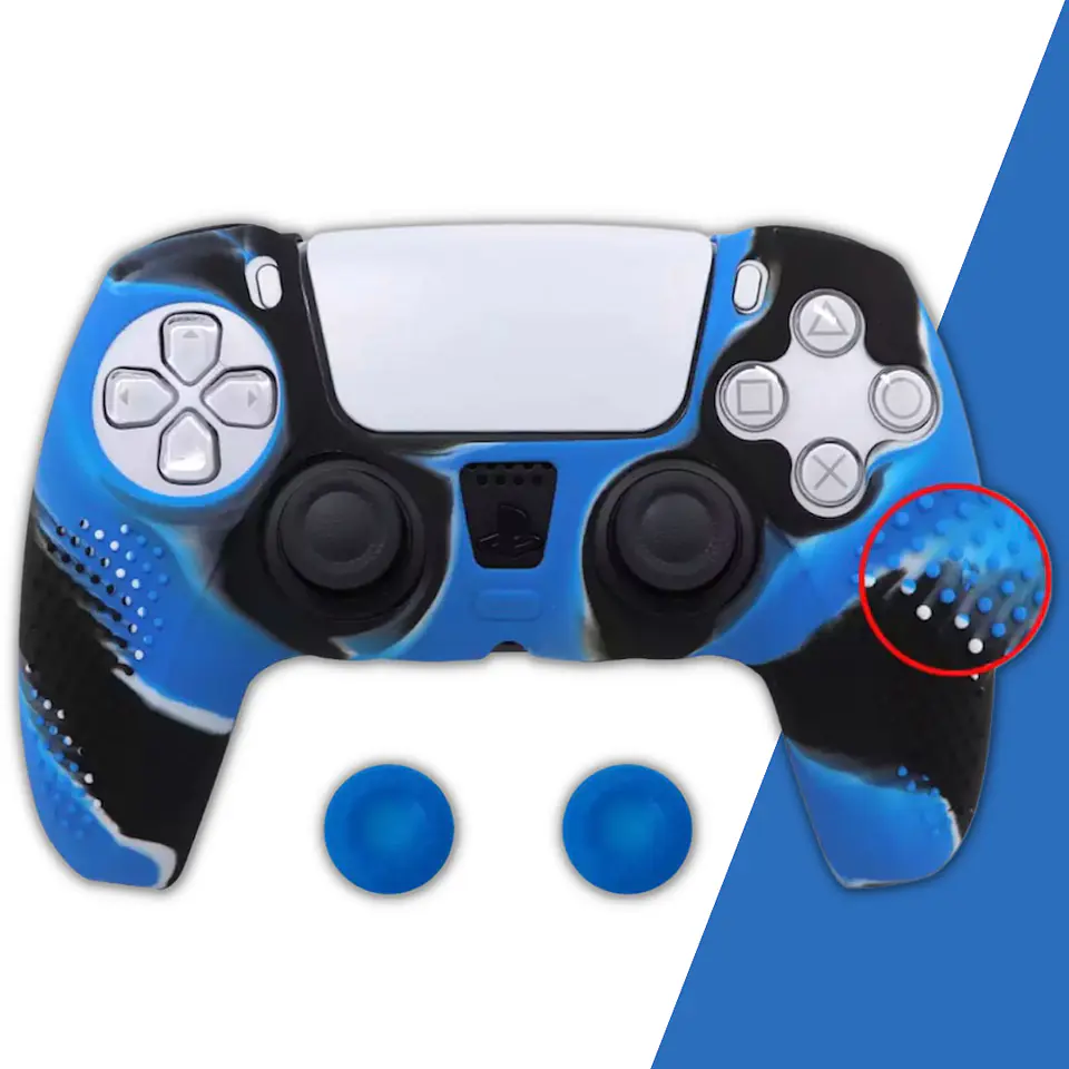 Funda Mando PS5 + Grips  8