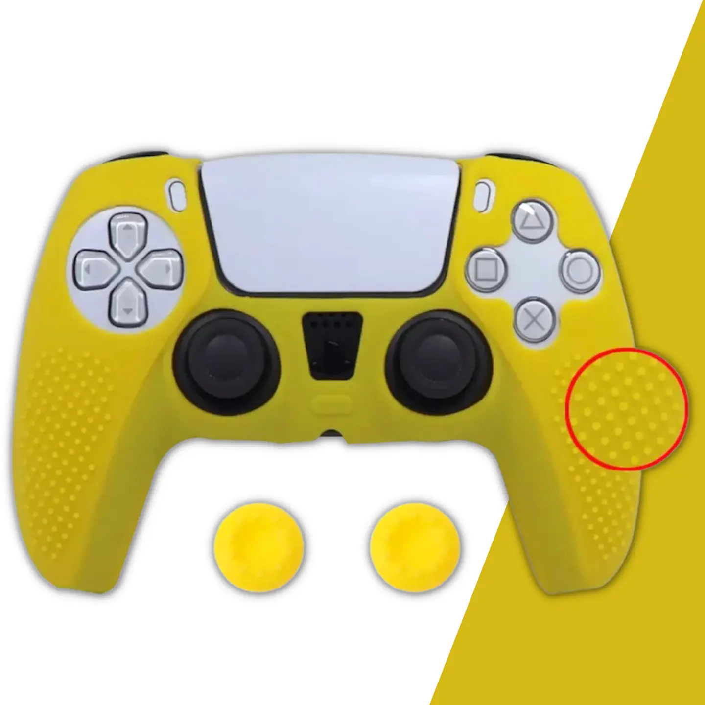 Funda Mando PS5 + Grips  9