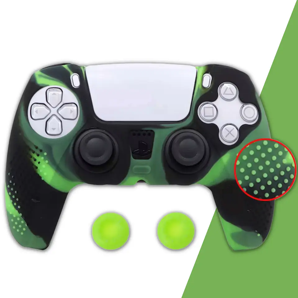 Funda Mando PS5 + Grips  10