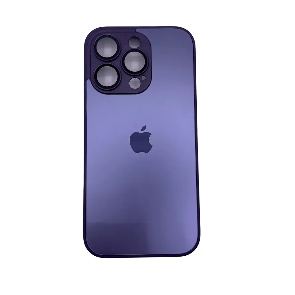Carcasas De Vidrio Mate Premium Para iPhone 12