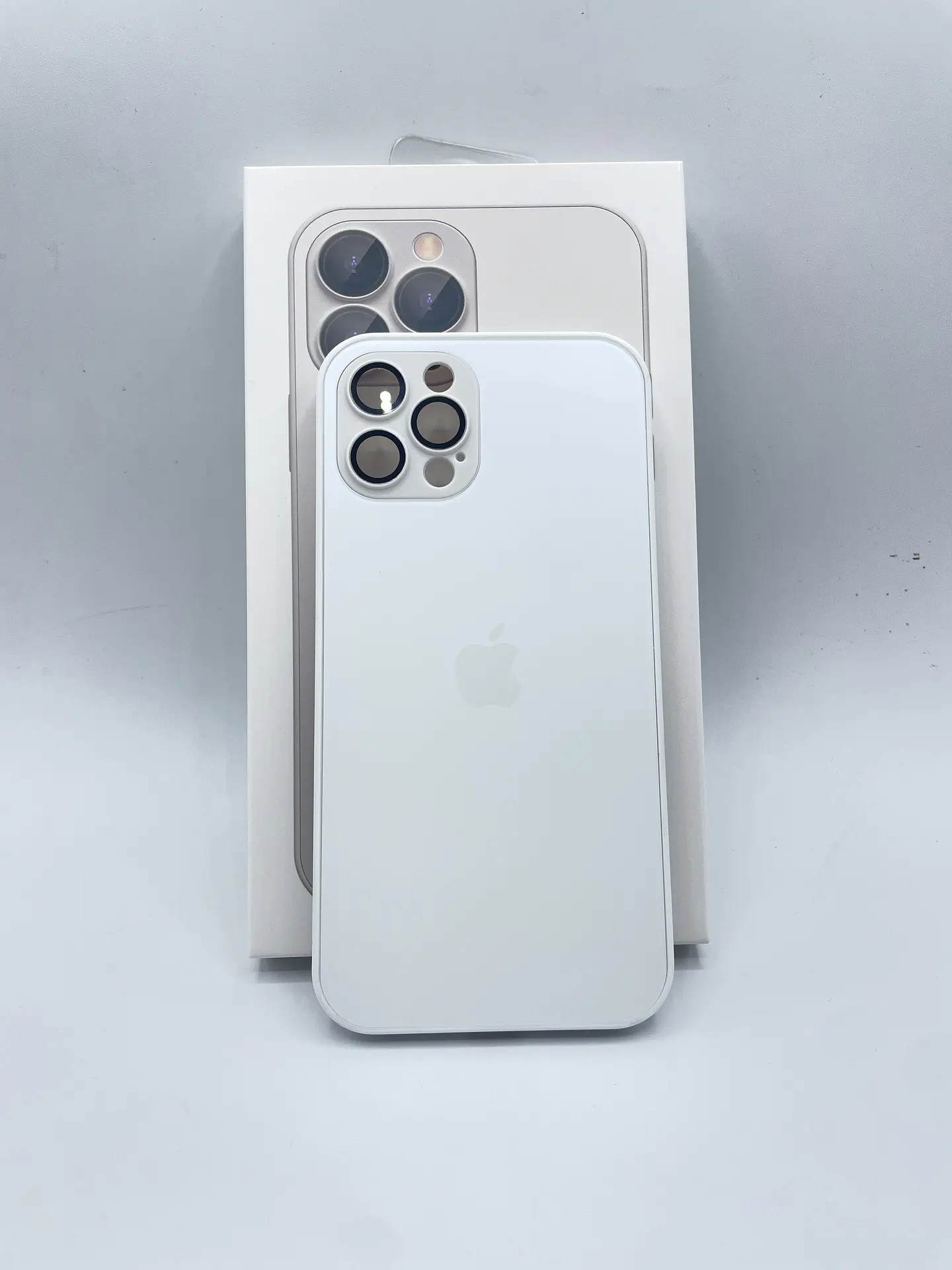 Carcasas De Vidrio Mate Premium Para iPhone 9
